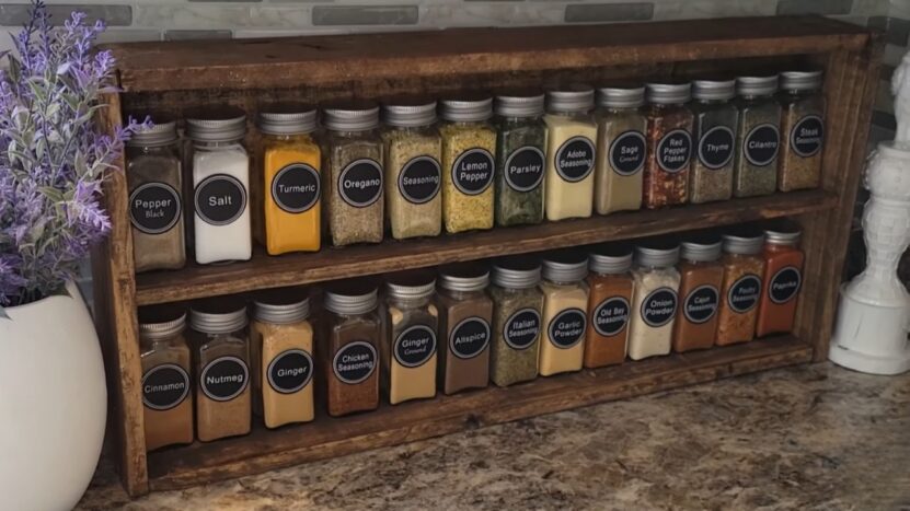 Rustic Kitchen Shelf Made from a Pallet